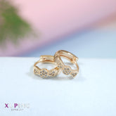 Gold Plated Xuping Hoops Earring